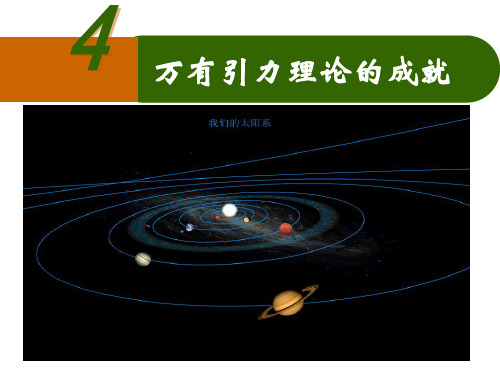 2020-2021学年物理人教版必修二教学课件：6.4.万有引力理论的成就 (3)