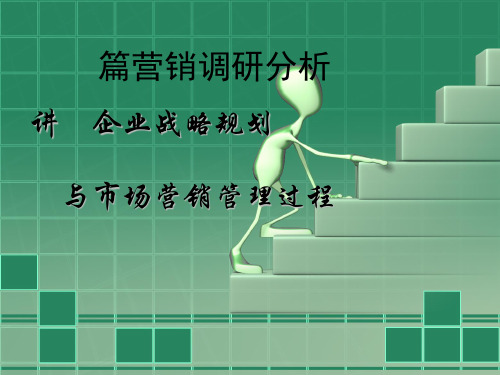 企业战略规划与市场营销管理过程