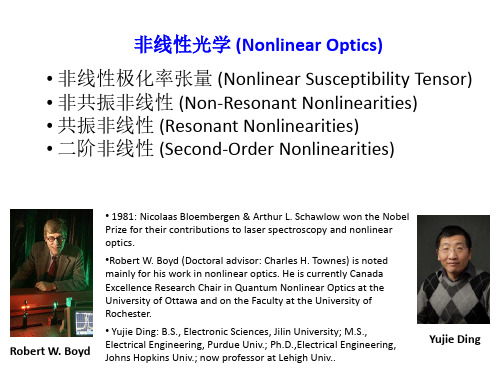 非线性光学 (Nonlinear Optics)