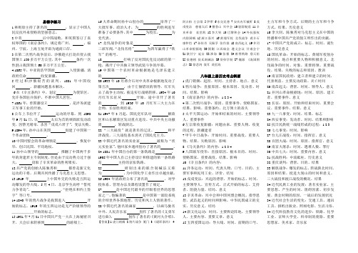 八年级上册易错字训练