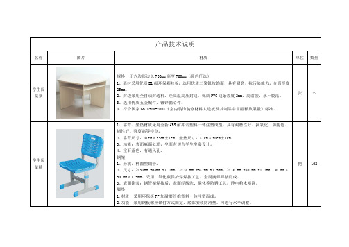 产品技术说明