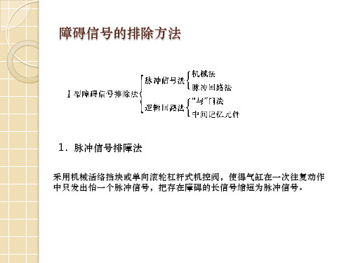 障碍信号的排除方法