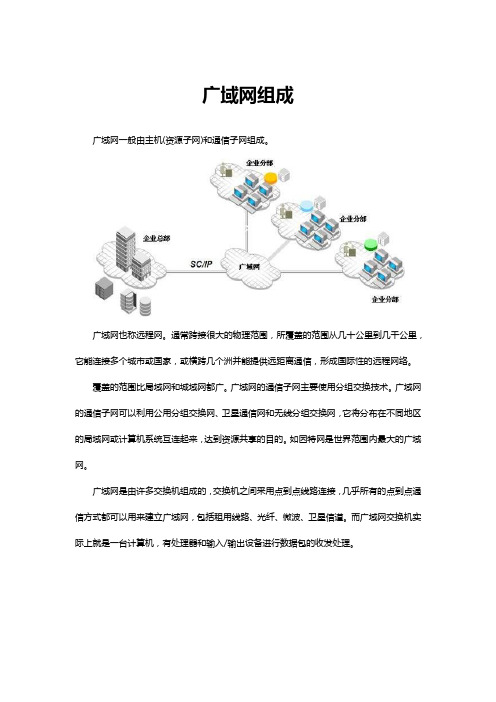 广域网通常由什么组成