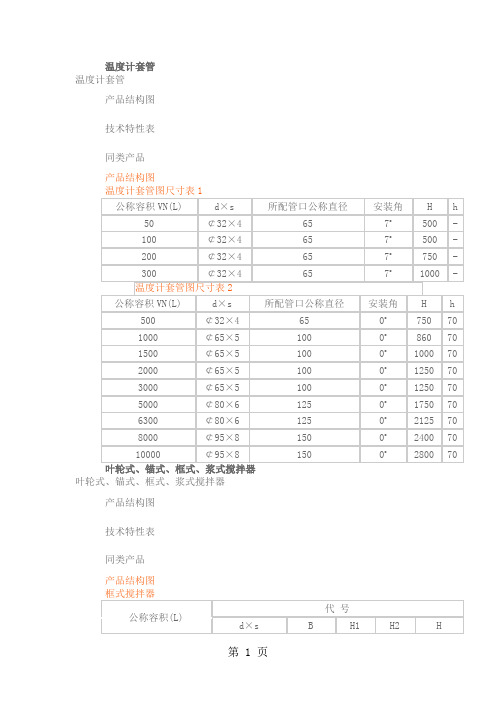 网上还找不到的资料-反应釜配套设备共18页文档