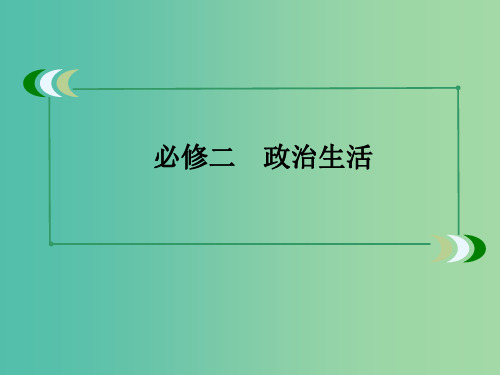 高中政治 第9课 维护世界和平 促进共同发展课件3 新人教版必修2