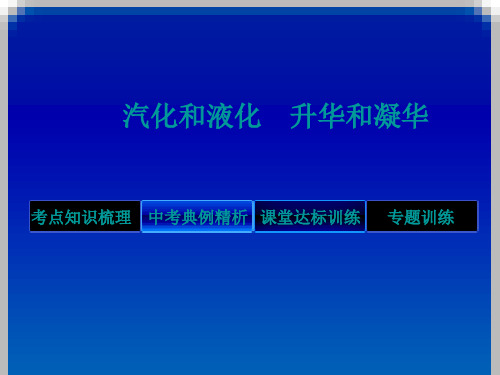 物理汽化和液化升华和凝华优质课公开课教学课件