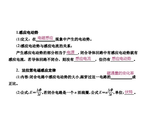 法拉第电磁感应定律 课件 