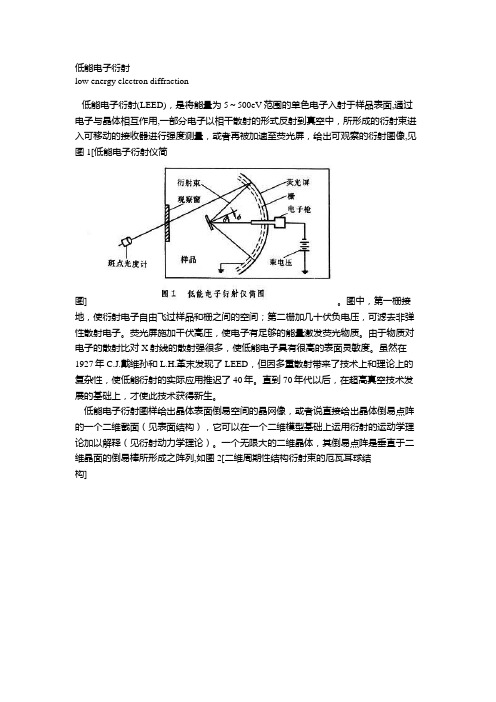 低能电子衍射