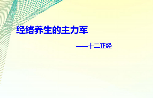 手三阴、手三阳