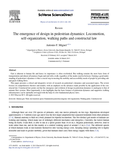 The emergence of design in pedestrian dynamics