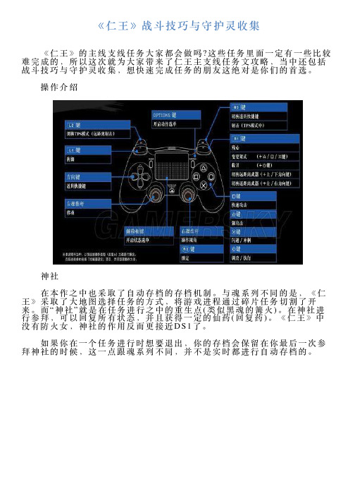 《仁王》战斗技巧与守护灵收集