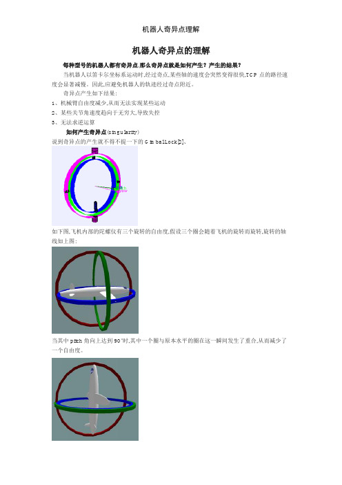 机器人奇异点理解