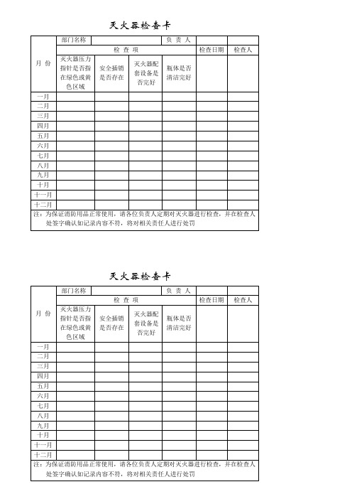 灭火器检查卡.doc