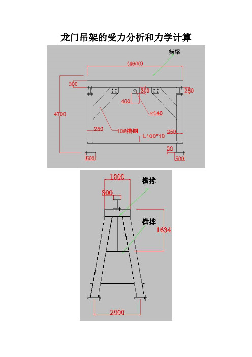 横梁的受力分析