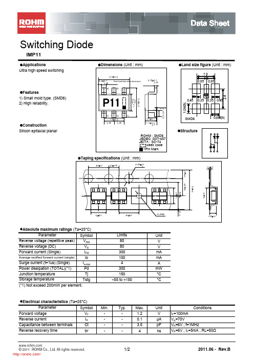 IMP11T110;中文规格书,Datasheet资料