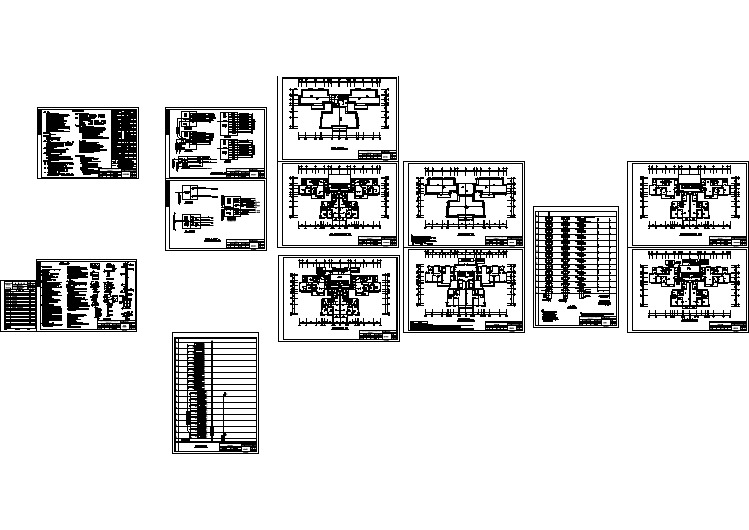 某农民公寓楼电气设计全套CAD图