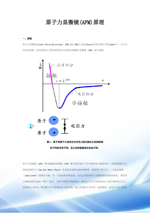 (AFM)原子力显微镜原理介绍