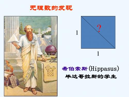 数学北师大版八年级上册无理数的发现