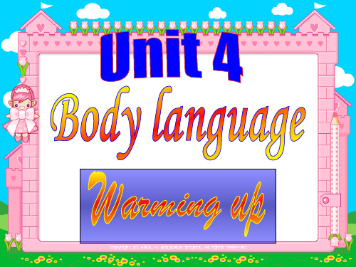 人教高中英语必修4Unit4Warming up(共21张PPT)