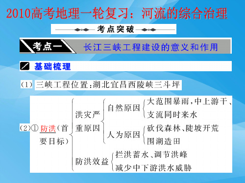 河流的综合治理ppt 通用优质课件