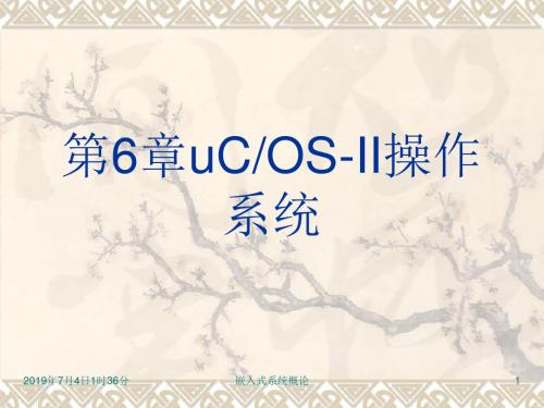 6 uCOS-II操作系统