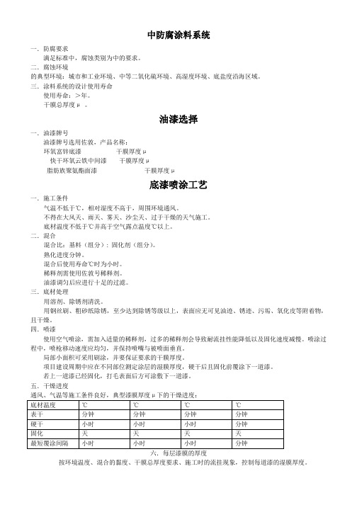 ISO12944C3喷漆工艺解决方案(活动za)