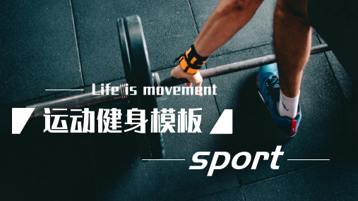 运动健身模板sport