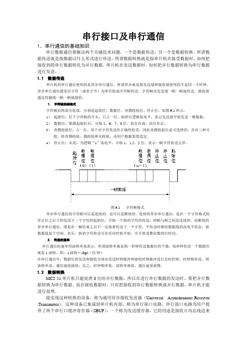 单片机串行通信