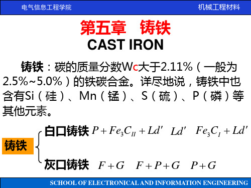 机械工程材料_沈莲_05章_铸铁