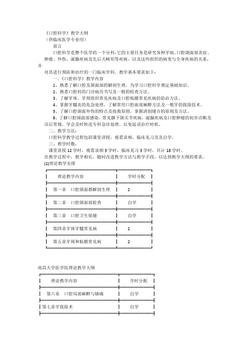 口腔科学