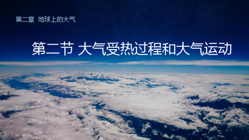 2.2大气受热过程和大气运动 高一地理(新教材人教版必修1)