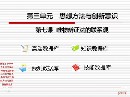 【高中政治】高三政治一轮复习生活与哲学ppt精品课件(美好生活的向导等12个)9