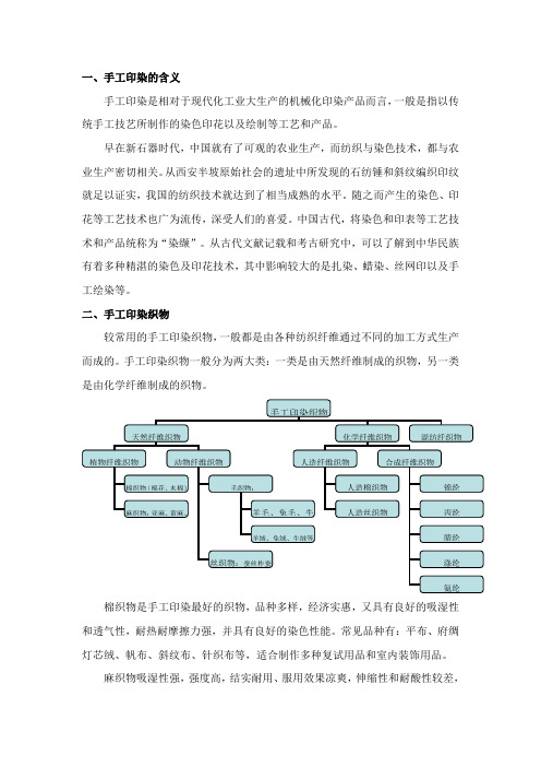 我国手工印染