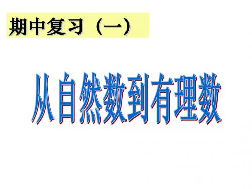 上学期期中复习2--浙教版