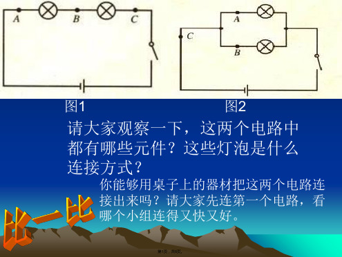 人教课标八年级下第六章电压电阻 第二节 探究串并联电路电压的规律课件(与“电路”有关文档共8张)