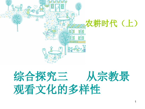 八年级上册历史与社会_综合性学习三从宗教景观看文化的多样性PPT课件