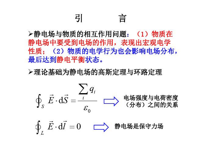 第14章-大学物理静电场中的导体