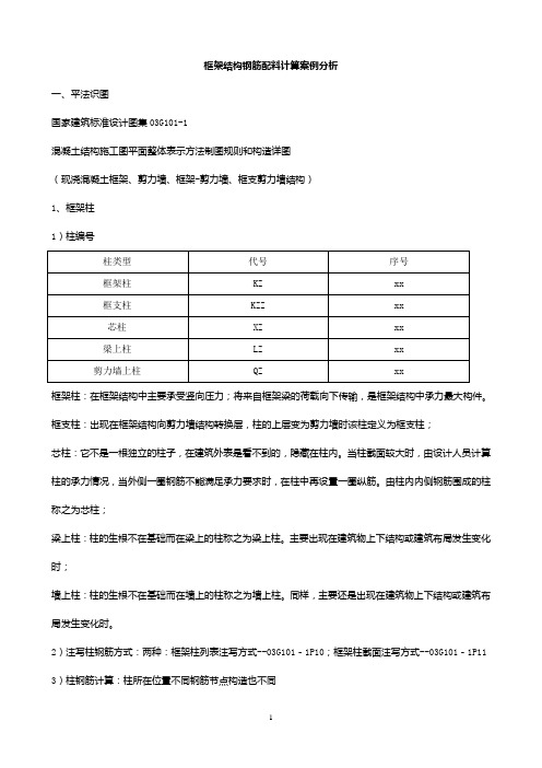 钢筋下料长度计算案例