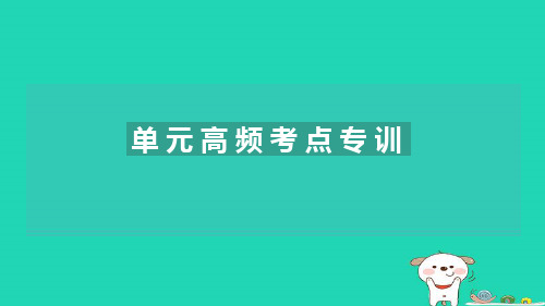 九年级化学下册第十二单元化学与生活高频考点专训习题新版新人教版