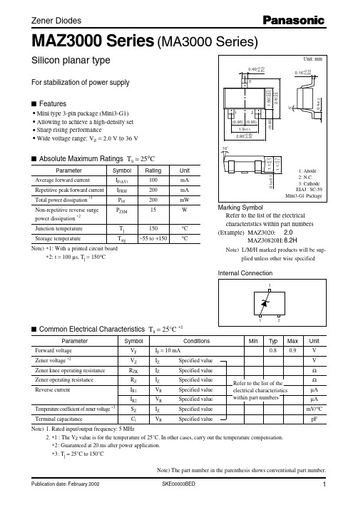 MA3062中文资料