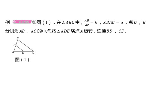 初中数学一轮复习培优微课 “手拉手”模型——相似 模型探究系列