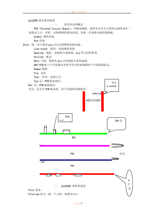 ALLEGRO基本使用指南