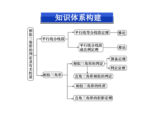 沪科版九年级数学上第22章相似三角形22.1 平行线分线段定理的题型课(共24张PPT)