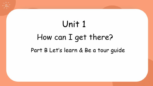 PEP人教版六年级上册英语教学课件新课标Unit 1 BlearnBe a tour guide