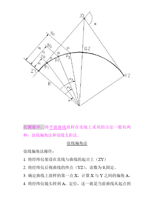 在测量中