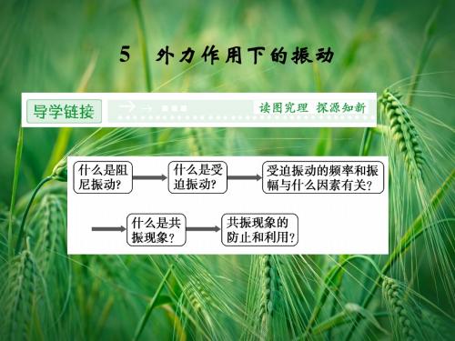 11.5 外力作用下的振动课件 新人教版选修3-4课件