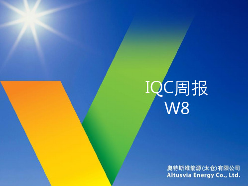 IQC W8周报