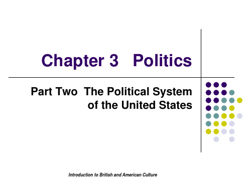 英美概况英文课件美国政治