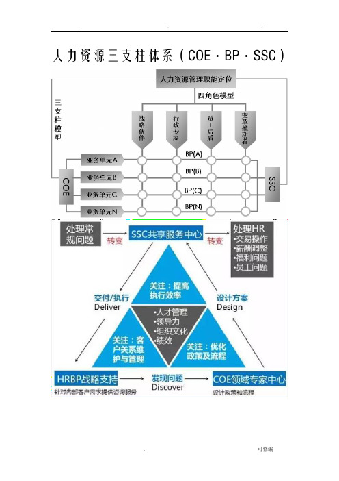 人力资源三支柱体系