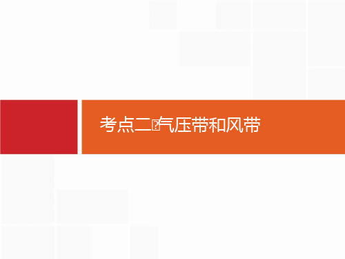 【人教版】2020届高考地理一轮复习：3.2-气压带和风带ppt复习课件(含答案)